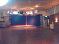 TRUSS 6X6MTR MET ZWARTE BACKDROP