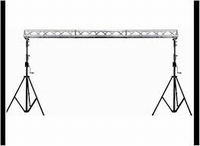 BAND BASIS BLACK MET VERLICHTING OP TRUSS