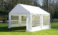 PARTYTENT 4x4 BRAND CERT.PE (INCL. OPZETTEN EN AFBR)