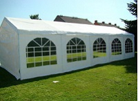 PARTYTENT 4x6 BRAND CERT.PE (INCL. OPZETTEN EN AFBR)